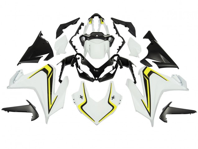 2019-2023 White Neon Yellow Matte Black Honda CBR500R Motorcycle Fairings
