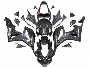 2007-2008 Grey Glossy Black with Decals Honda CBR600RR Motorcycle Fairings