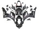 2007-2008 Grey Glossy Black with Decals Honda CBR600RR Motorcycle Fairings