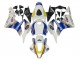 2007-2008 White Blue Yellow Rothmans Honda CBR600RR Motorcycle Fairings