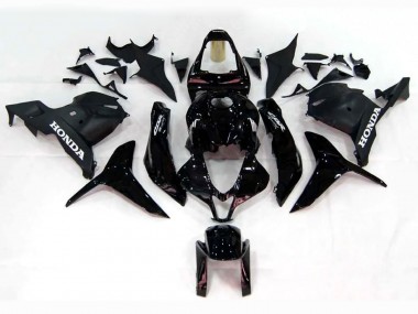 2009-2012 Glossy Black Honda CBR600RR Motorcycle Fairing