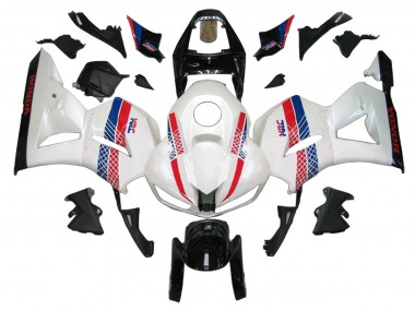 2013-2023 White Red Blue Honda CBR600RR Motorcycle Fairing Kits
