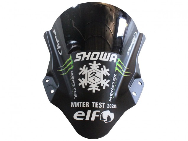 2018-2024 Matte Black Green Monster Showr Snow Kawasaki EX400 Motorcycle Fairings