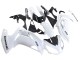 2012-2016 White Black Kawasaki EX650 Motorcycle Fairings