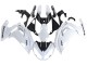 2012-2016 White Black Kawasaki EX650 Motorcycle Fairings