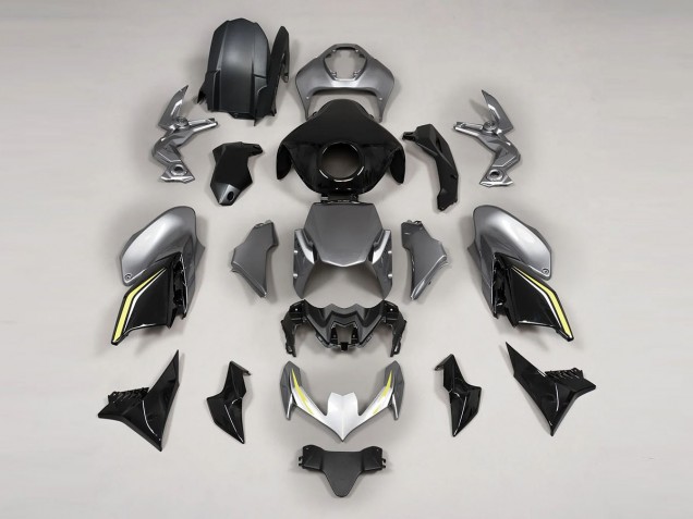 2020-2024 Gray Black Kawasaki Z900 Motorcycle Fairings
