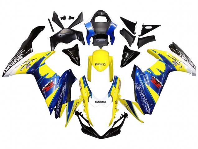 2011-2024 Yellow Blue White Black Corona Extra Alstare Suzuki GSXR 600/750 Motorcycle Fairings