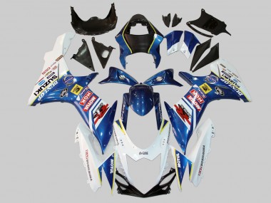 2011-2024 White Blue Red Yellow Motul Dunlop Suzuki GSXR 600/750 Motorcycle Fairings