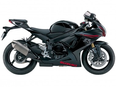 2011-2024 Matte Black Red Suzuki GSXR 600/750 Motorcycle Fairings