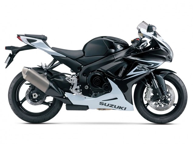 2011-2024 White Suzuki GSXR 600/750 Motorcycle Fairings