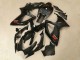 2006-2007 Glossy Black Suzuki GSXR 600/750 Motorcycle Fairing