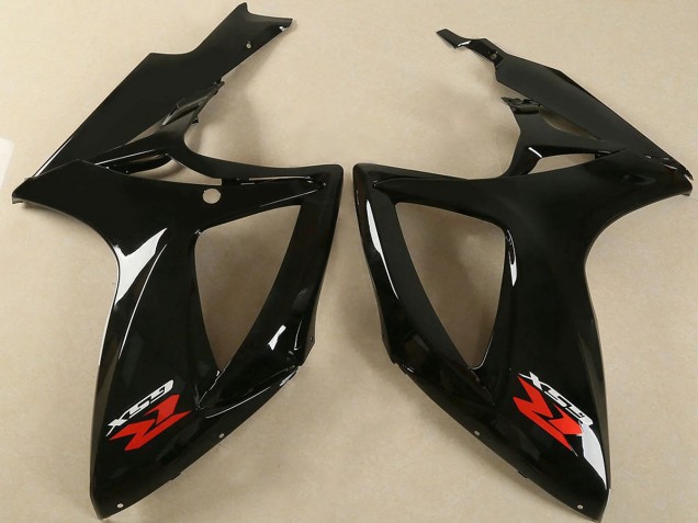 2006-2007 Glossy Black Suzuki GSXR 600/750 Motorcycle Fairing