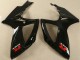 2006-2007 Glossy Black Suzuki GSXR 600/750 Motorcycle Fairing