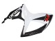 2006-2007 Black White Carbon Fiber Style Suzuki GSXR 600/750 Motorcycle Fairings