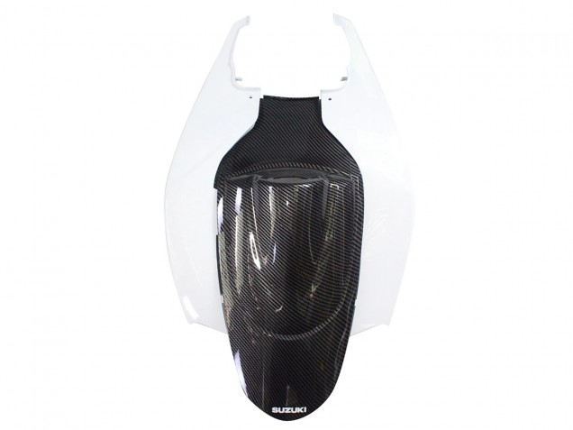 2006-2007 Black White Carbon Fiber Style Suzuki GSXR 600/750 Motorcycle Fairings