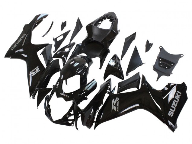 2011-2024 Glossy Black Suzuki GSXR 600/750 Motorcycle Fairings