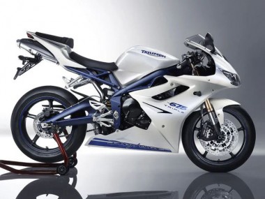 2006-2008 White Blue Triumph Daytona 675 Motorcycle Fairings