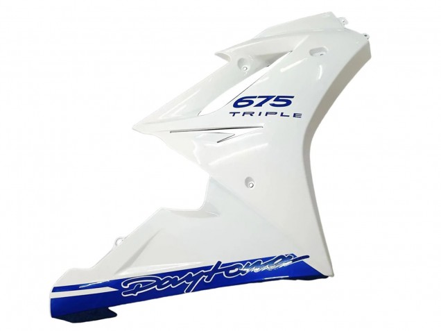 2006-2008 White Blue Triumph Daytona 675 Motorcycle Fairings