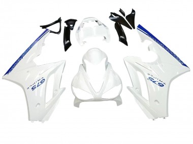 2006-2008 White Blue Triumph Daytona 675 Motorcycle Fairings