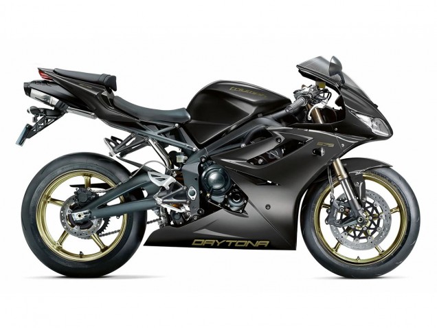 2006-2008 Matte Black Triumph Daytona 675 Motorcycle Fairings