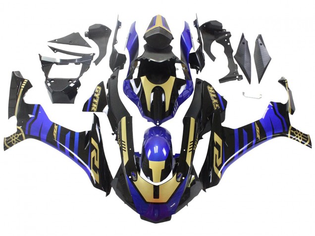 2015-2019 Blue Gold Black Yamaha YZF R1 Motorcycle Fairings