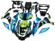 2015-2019 Blue Green Black Shark Yamaha YZF R1 Motorcycle Fairings