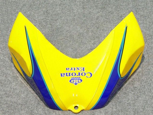 2006-2007 White Blue Yellow Corona Alstare Suzuki GSXR 600/750 Motorcycle Fairings