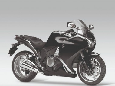 2010-2014 Glossy Black Honda VFR 1200 Motorcycle Fairings
