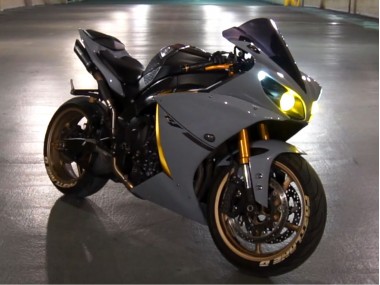 2007-2008 Nardo Grey Yamaha YZF R1 Motorcycle Fairings