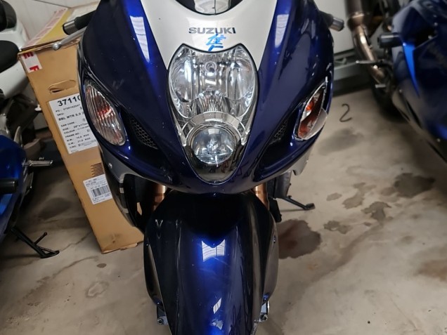 1996-2007 Blue White Suzuki GSXR 1300 Hayabusa Motorcycle Fairings