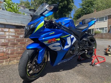 2009-2016 Blue Green White Suzuki GSXR 1000 Motorcycle Fairings