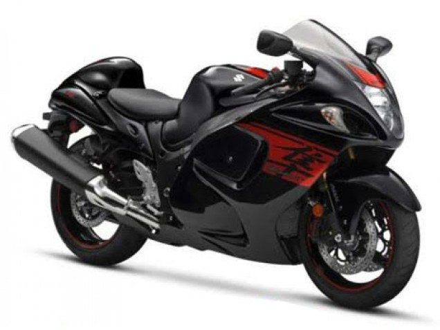 2008-2020 Glossy Black Red Suzuki GSXR 1300 Hayabusa Motorcycle Fairing