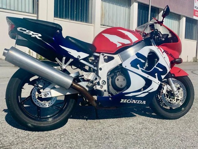 1998-1999 White Red Blue Honda CBR900RR 919 Motorcycle Fairing Kits