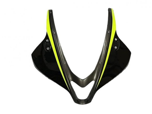 2007-2008 Glossy Black High Viz Yellow Honda CBR600RR Motorcycle Fairings