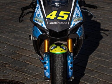 2015-2019 Blue Yellow Shark Yamaha YZF R1 Motorcycle Fairings