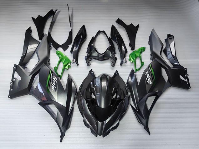 2018-2024 Glossy Black Matte Black Green White Kawasaki EX400 Motorcycle Fairings