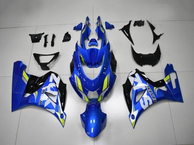 2017-2024 Blue White Green Suzuki GSXR 1000 Motorcycle Fairing