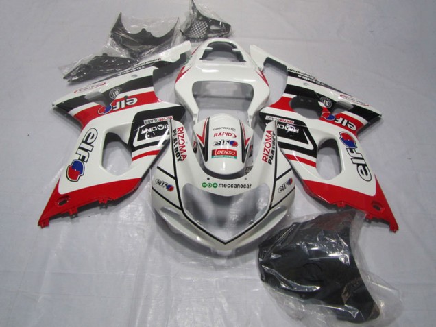 2000-2002 White Red Black Rizoma Playboy Suzuki GSXR 1000 Motorcycle Fairings