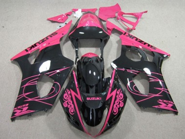 2003-2004 Pink Black Suzuki GSXR 1000 Motorcycle Fairings