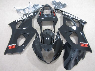 2003-2004 Glossy Black Suzuki GSXR 1000 Motorcycle Fairing