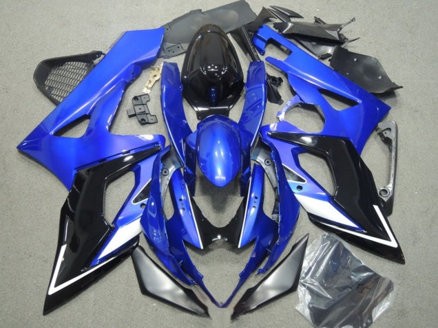 2005-2006 Blue White Silver Black Suzuki GSXR 1000 Motorcycle Fairings