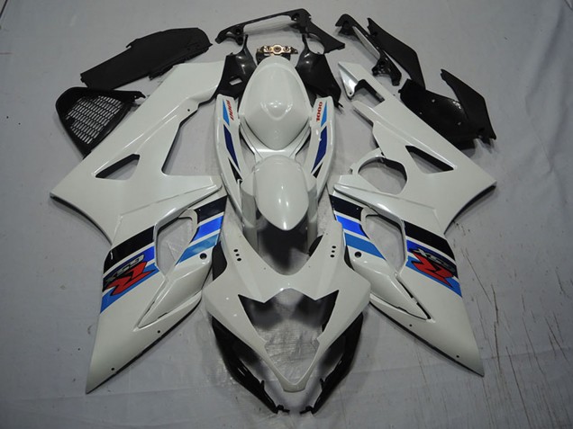 2007-2008 White Blue Red Suzuki GSXR 1000 Motorcycle Fairing Kits
