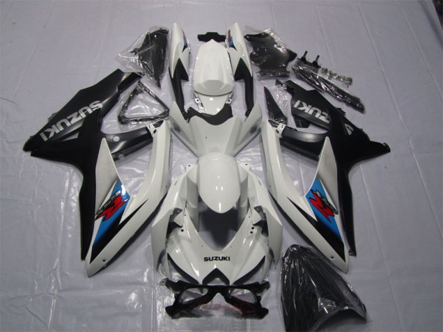 2007-2008 White Blue Black Red Suzuki GSXR 1000 Motorcycle Fairing Kits