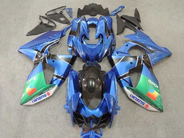 2009-2016 Blue Green JOMO Suzuki GSXR 1000 Motorcycle Fairings