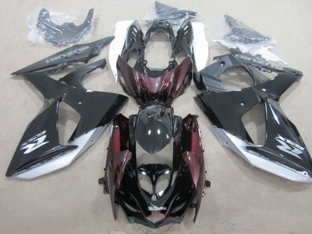 2009-2016 Glossy Black Silver Suzuki GSXR 1000 Motorcycle Fairing