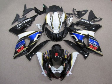 2009-2016 White Blue Black Dark Dog Suzuki GSXR 1000 Motorcycle Fairing