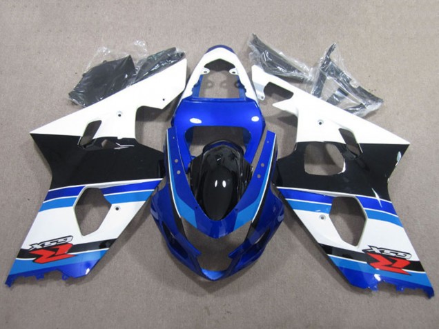 2004-2005 White Blue Black Red Suzuki GSXR 600 Motorcycle Fairings