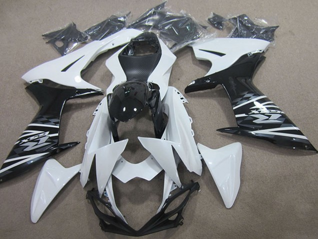 2011-2024 White Black Suzuki GSXR 750 Motorcycle Fairing