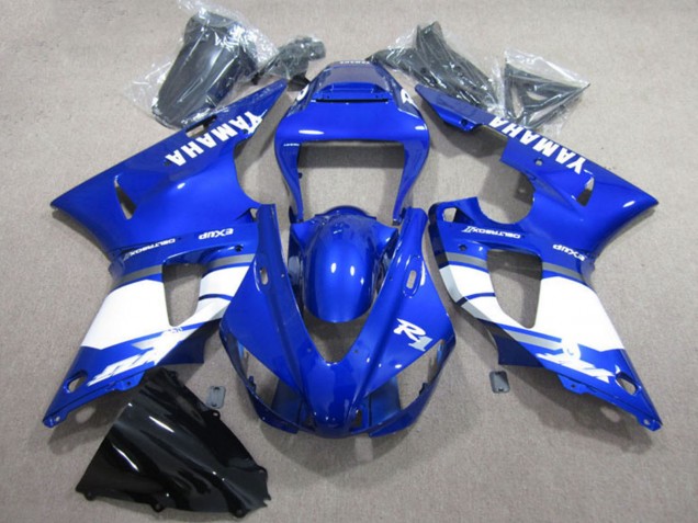 2009-2011 Blue White Yamaha YZF R1 Motorcycle Fairing