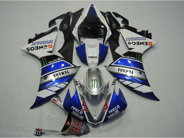 2012-2014 Blue Silver White Black Green Monster IVECO Yamalube ENEOS Semakin Didepan Yamaha YZF R1 Motorcycle Fairings